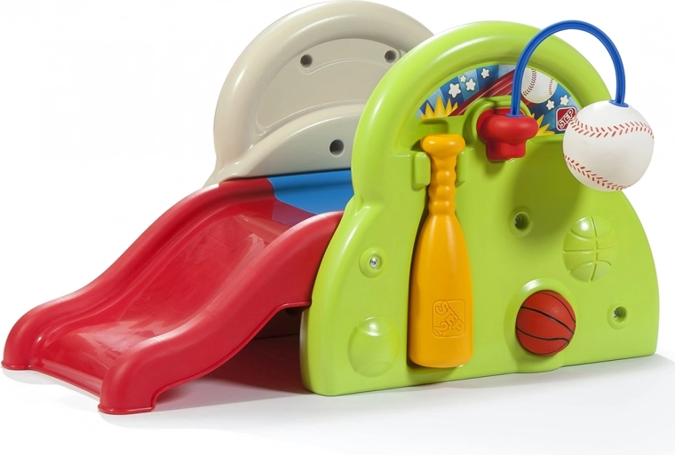 Centro Gioco STEP2 per Bambini con Scivolo, Basket e Baseball