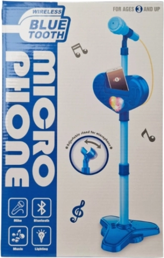 Microfono per bambini con supporto e Bluetooth