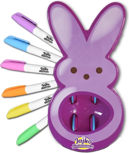 Epee Jajko Malowanko coniglietto viola per decorare le uova