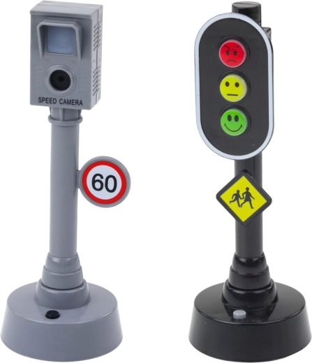 Semaforo con luci e suoni per un gioco realistico