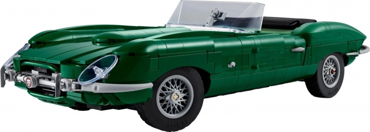 Iconica Jaguar E‑Type come modello da esposizione