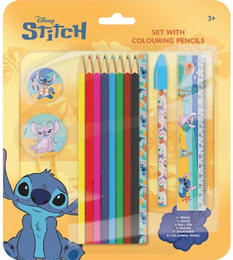 Set di matite colorate Lilo & Stitch