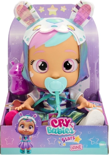Bambola interattiva CRY BABIES Star Babies Jane – serie 2