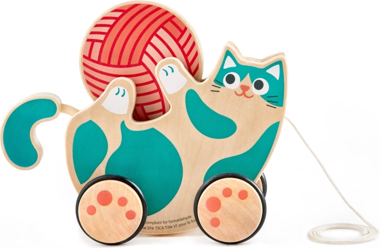 Gattino da trainare con sonaglino
