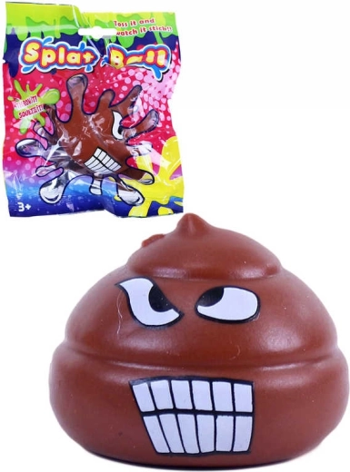 Pallina appiccicosa schiacciabile a forma di cacca – bomba d’acqua 6 cm - 1 pezzo