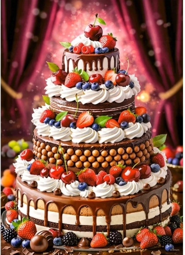 Puzzle Cherry Pazzi Dieta equilibrata 1000 pezzi