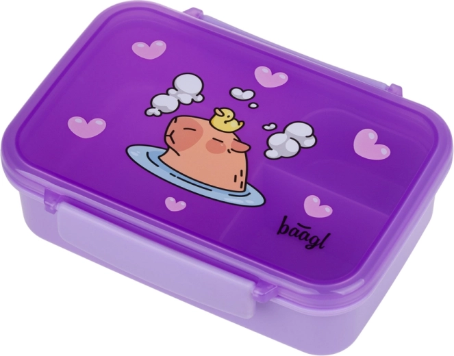Baagl lunch box con scomparti capibara