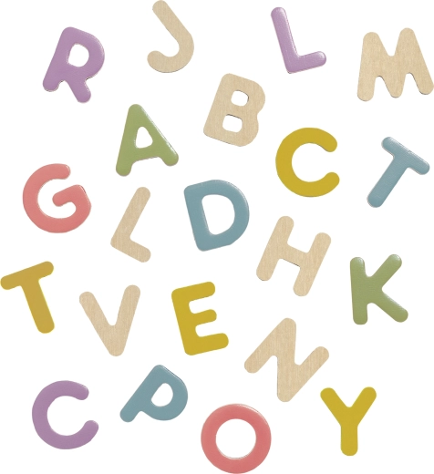 Lettere magnetiche in legno Micki (53 pz)
