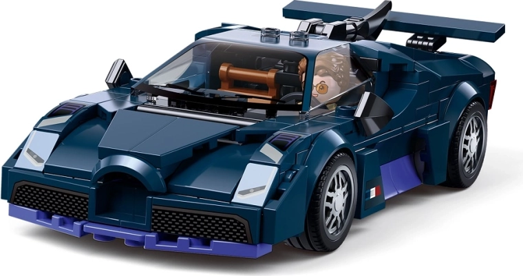 Sluban ModelBricks auto sportiva blu 1:32