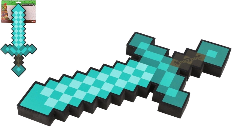 Spada di diamante imbottita di Minecraft