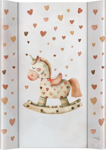 Ceba Baby fasciatoio a due sponde con tavola rigida 50 × 70 cm ultra light rocking horse