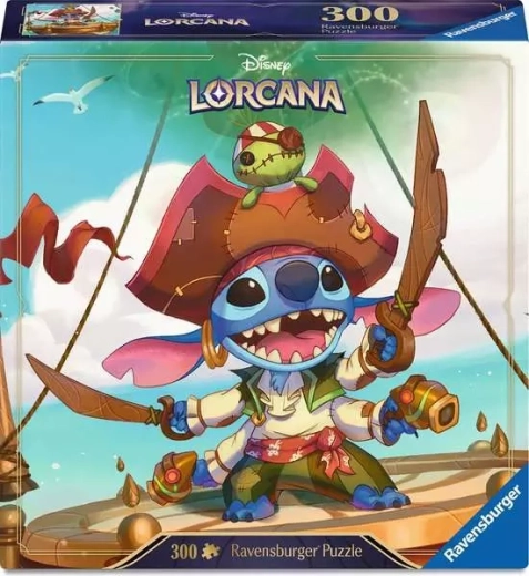 Puzzle Ravensburger Disney Lorcana Stitch – alien bucaneer (300 pezzi)