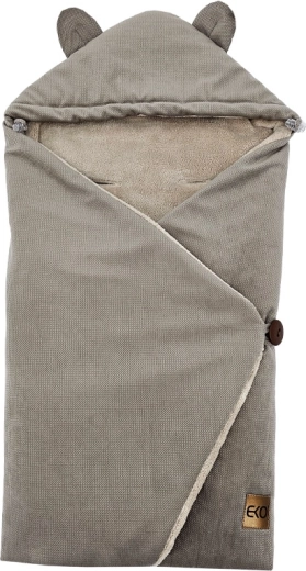 Sacco coprigambe EKO per seggiolino auto beige scuro
