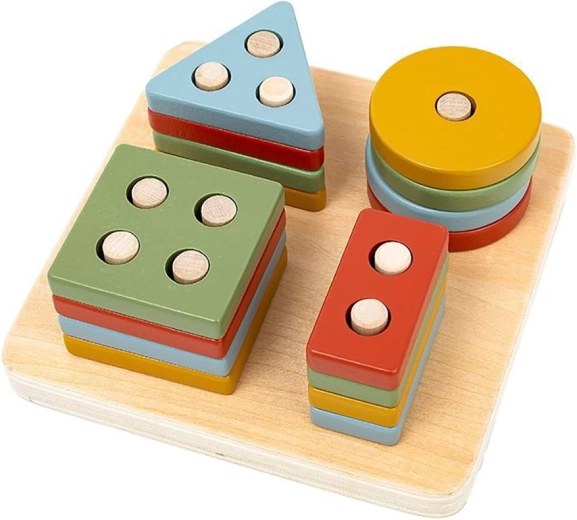 Gioco a incastro geometrico in legno per i più piccoli Baby Mix