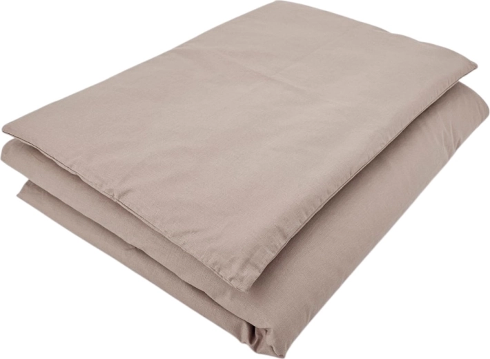 Biancheria da letto in cotone per lettino per bambini, 2 pezzi, 90 × 120 cm – Rosa scuro
