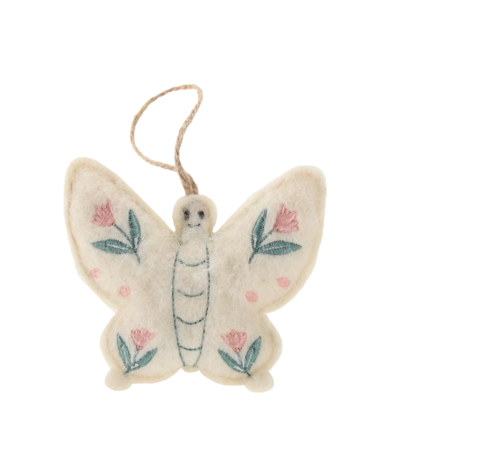 Feltro morbido e ricamo dettagliato