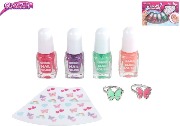 Glamour set di bellezza per unghie in scatola