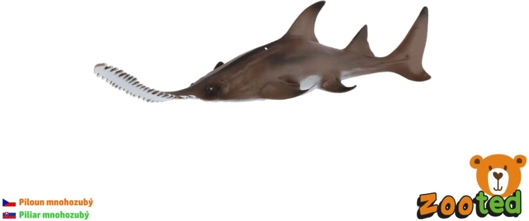 Figura di pesce sega comune in plastica, 22 cm