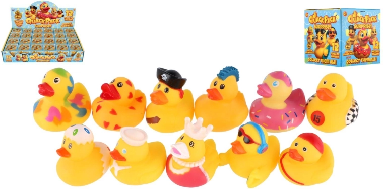 Paperella di gomma a sorpresa, assortimento di modelli - 1 pezzo