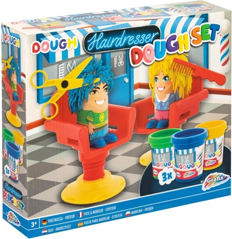 Set di pasta modellabile – studio da parrucchiere per bambini
