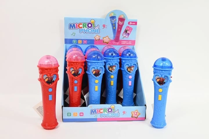 Microfono giocattolo con effetti luminosi e sonori 20,5 cm