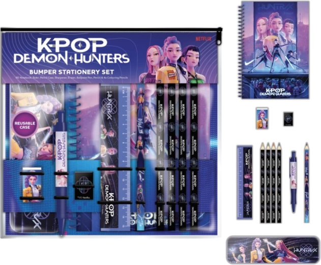 K-pop Demon Hunters grande set scolastico HUNTR/X