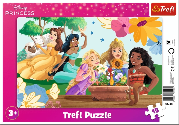 Puzzle Trefl Disney Princess: La forza del sorriso, 15 pezzi