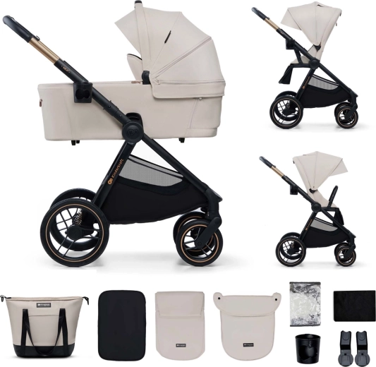 Passeggino combinato Kinderkraft Nea 2 2in1 beige