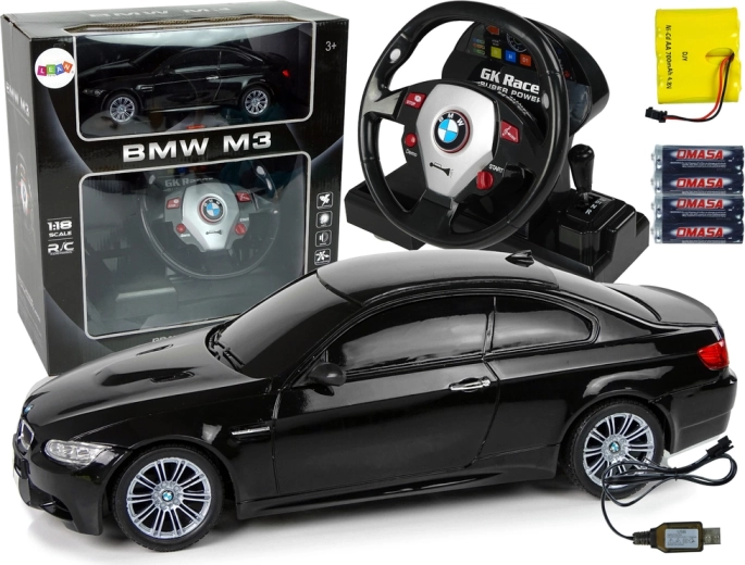 Auto da corsa radiocomandato BMW M3 nero