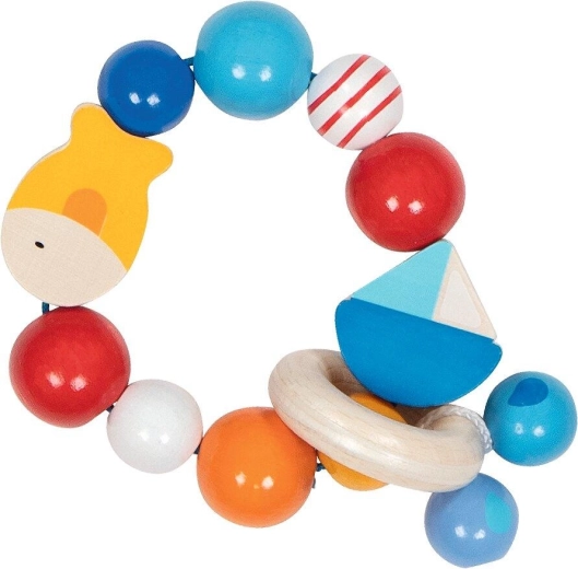 Anello tattile elastico barca e pesce - 1 pezzo