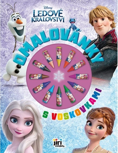 Album da colorare con pastelli a cera Frozen - Il Regno di Ghiaccio
