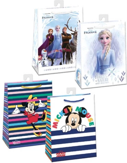 Borsa regalo in carta Argus Frozen 2 / Minnie / Mickey 23 × 32 cm - 1 pezzo