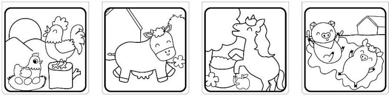 Contorni marcati per una colorazione facile