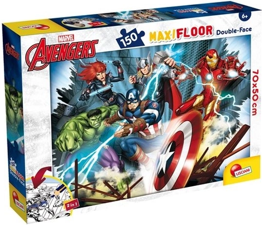 Lisciani Marvel puzzle maxi 150 pezzi Avengers