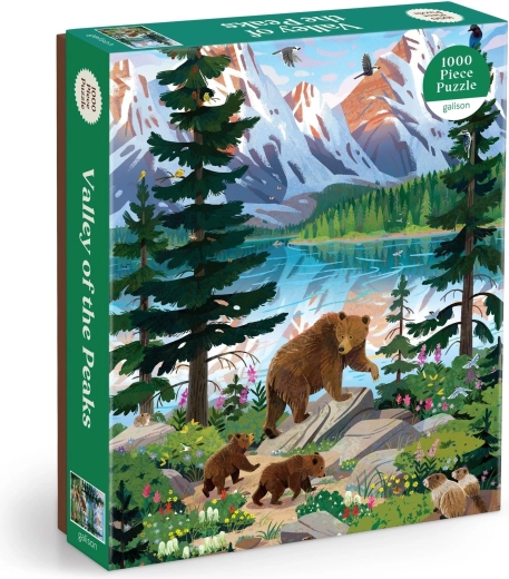 Puzzle Galison Valle delle montagne, 1000 pezzi