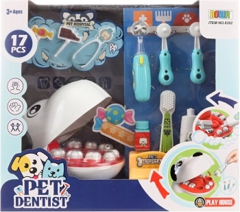 Set da dentista per bambini con cane