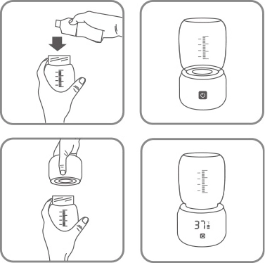 Riscaldamento rapido e preciso a 37–50 °C
