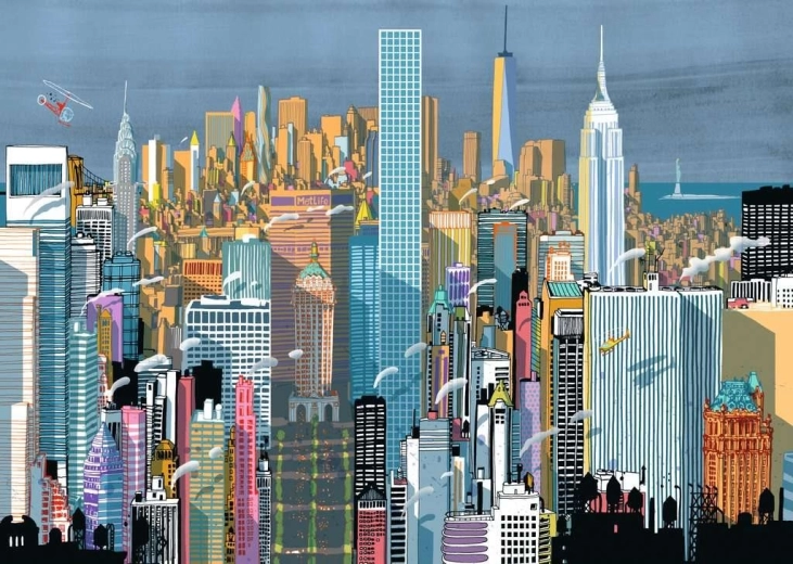 Puzzle Ravensburger Città di New York 1000 pezzi