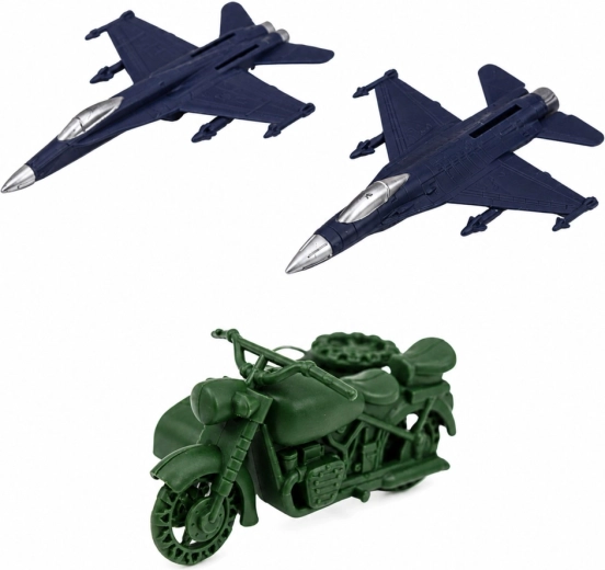 Aerei e moto per azione a terra e in aria