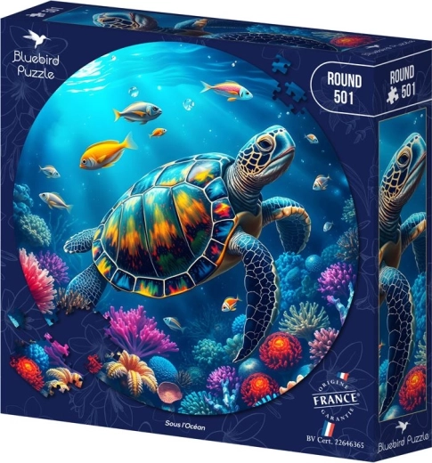 Puzzle rotondo Bluebird Sotto la superficie del mare 501 pezzi
