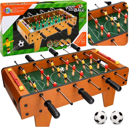 Mini calcio balilla da tavolo 50 cm – tavolo da gioco in legno