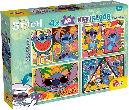 Puzzle da pavimento maxi Lisciani Disney 4x48 Stitch