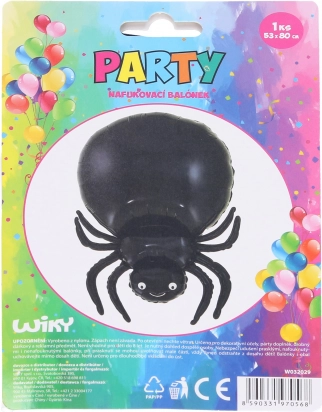 Palloncino Gonfiabile Ragno Nero