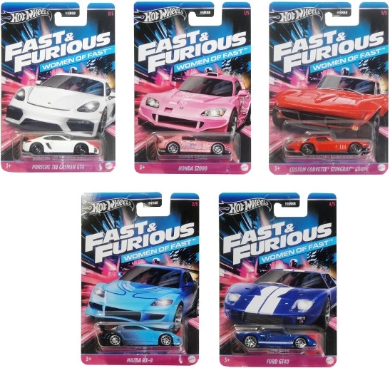 Hot Wheels auto Fast & Furious - 1 pezzo