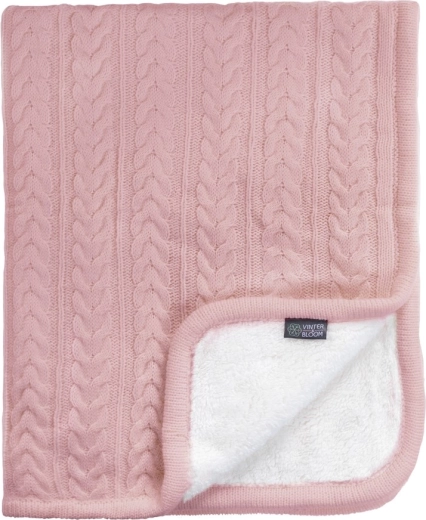 Vinter & Bloom coperta Cuddly Dusty Rose