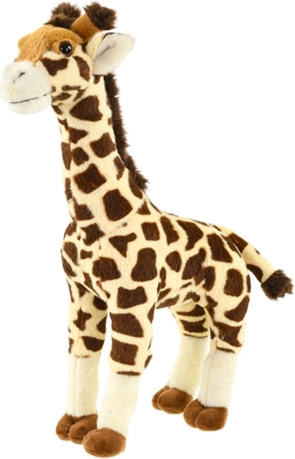 Giraffa di peluche in piedi 28 cm