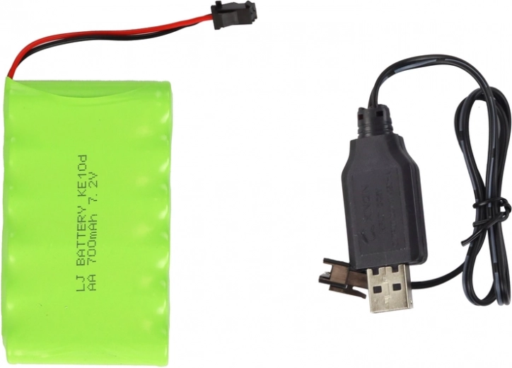 Lunga autonomia con accumulatori e ricarica USB