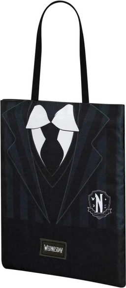 Set regalo Wednesday con borsa shopper, penna a sfera e agenda da 100 pagine