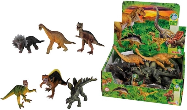 Dinosauro di gomma 14–16 cm, selezione casuale - 1 pezzo
