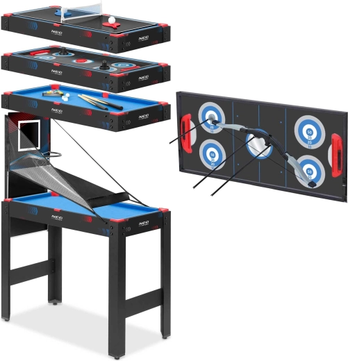 5 giochi in un unico tavolo compatto